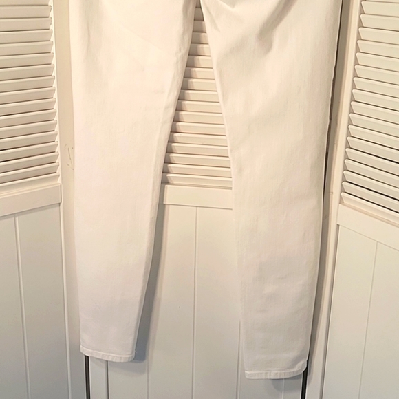 7 FOR ALL MANKIND The Slim Cigarette White Jeans Denim Size 27  Jeans - Picture 5 of 9